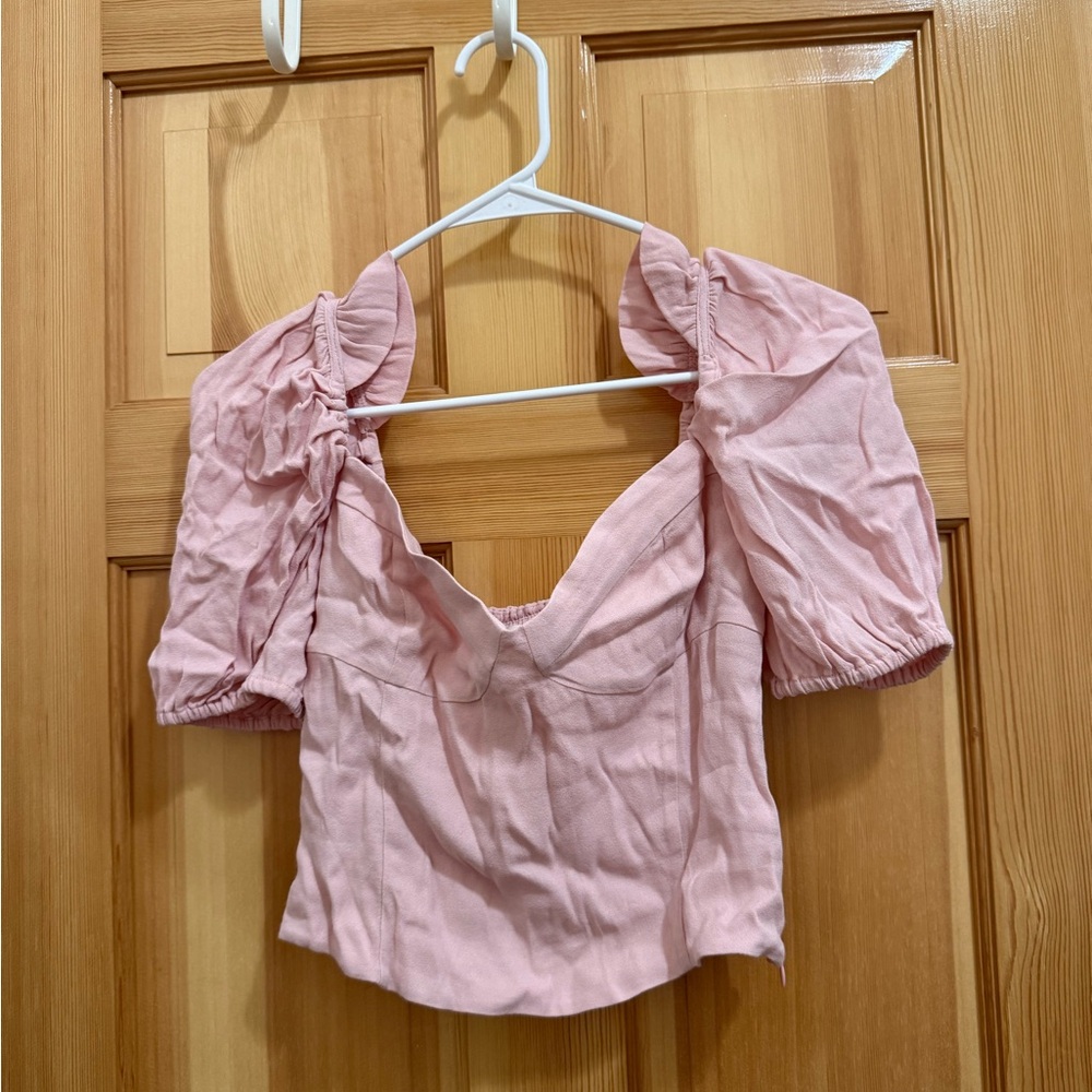 Aritzia Wilfred Pink Blouse